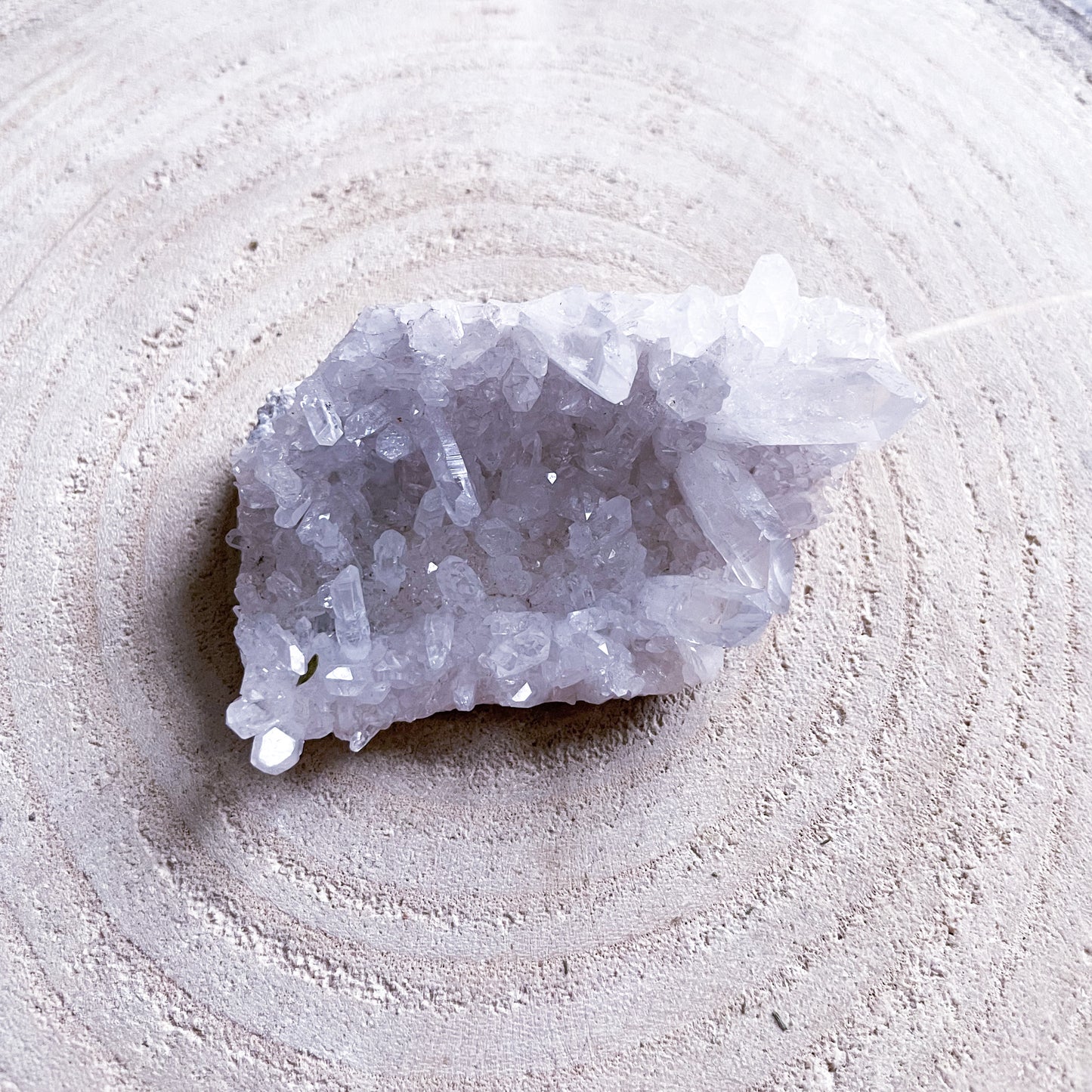 Rock crystal clusters