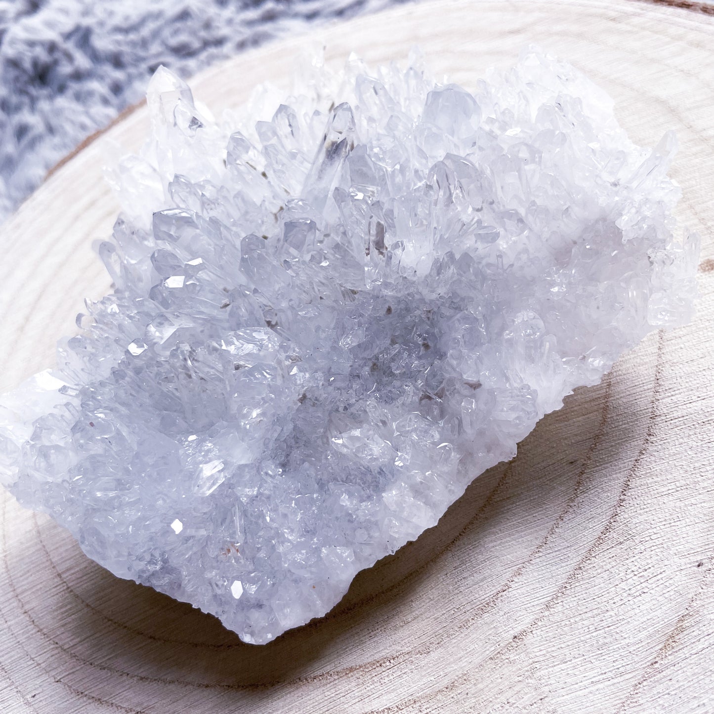 Rock crystal cluster large