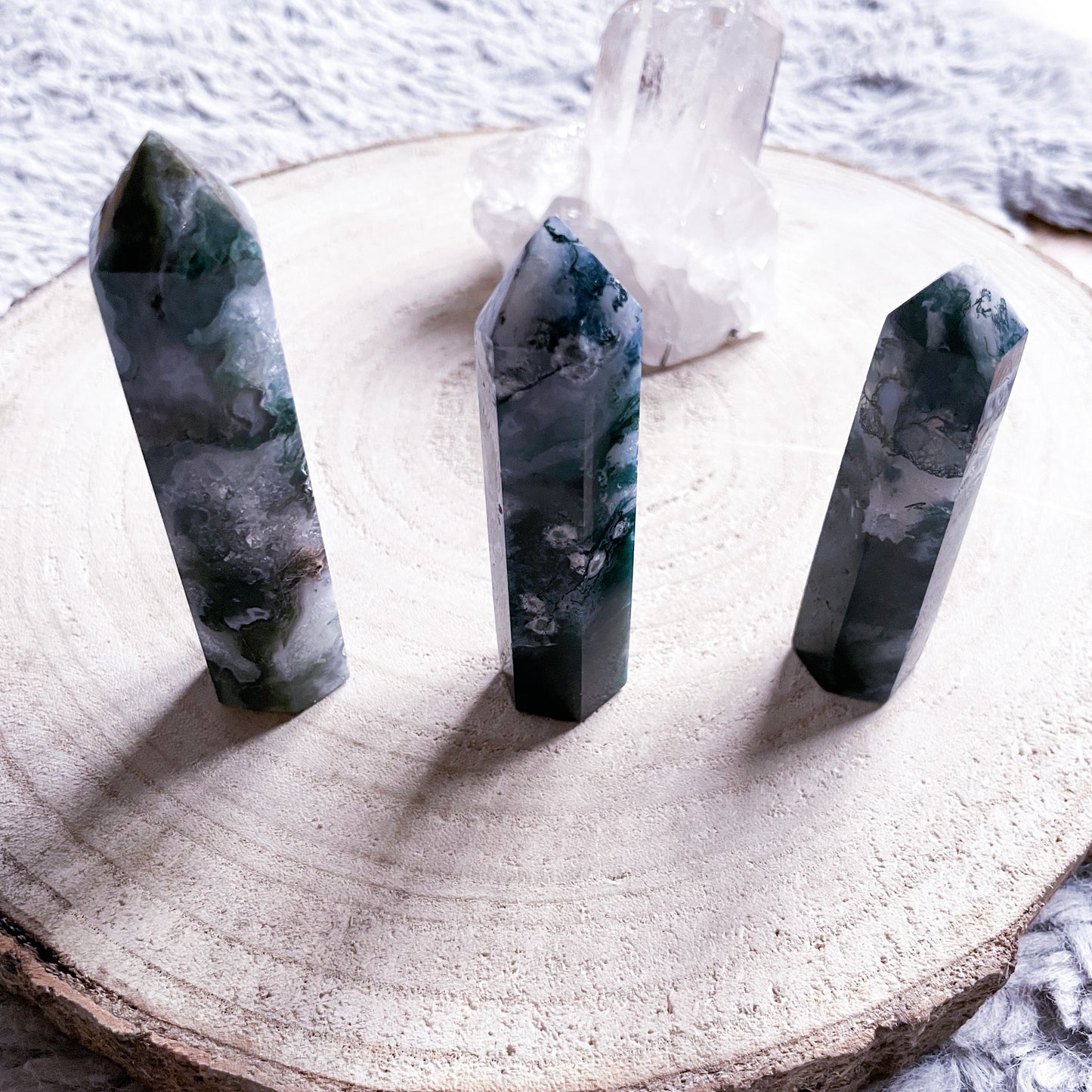 Moss Agate Towers